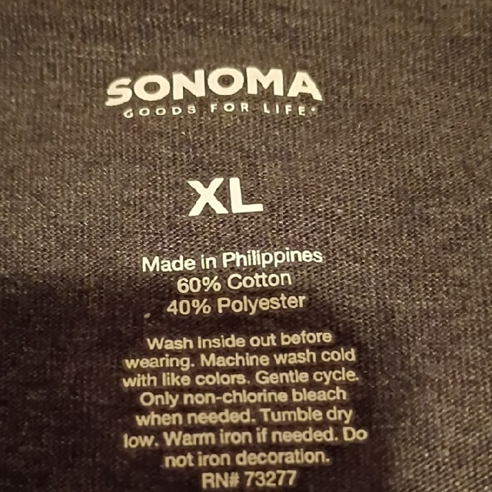 Sonoma Women's Raglan Tee - Gray and Lavender - Picture 4 of 5